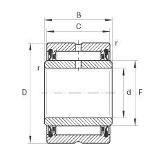 LS NA4906-2RSR, ߴϵ 49ɂ(c)ܷ