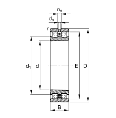 ALS NN3007-AS-K-M-SP, (j) DIN 5412-4 ˜ʵҪߴ, ǶλS, pFF 1:12 ɷx, ּpСď(ni)϶ƹ