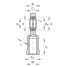 US GIL45-DO-2RS, (j) DIN ISO 12 240-4 ˜ݼySoɂȴܷ