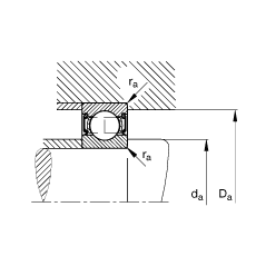 S 61911-2RSR, (j) DIN 625-1 ˜ʵҪߴ, ɂ(c)ܷ