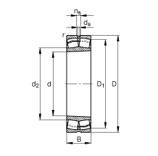 {ĝLS 21314-E1-K, (j) DIN 635-2 ˜ʵҪߴ, FF 1:12