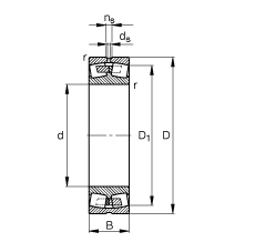 {ĝLS 22244-B-MB,  DIN 635-2 ˜ʵҪߴ