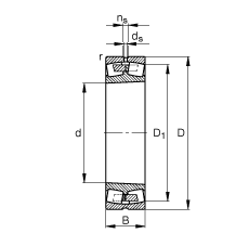 {(dio)ĝLS 239/900-K-MB, (j) DIN 635-2 ˜ʵҪߴ, FF 1:12