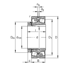 {(dio)ĝLS 23148-B-K-MB + H3148X, (j) DIN 635-2 ˜ʵҪߴ, F׺;o