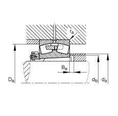 {ĝLS 23072-K-MB + H3072,  DIN 635-2 ˜ʵҪߴ, F׺;o