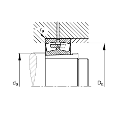 {ĝLS 230/630-B-K-MB + AH30/630A,  DIN 635-2 ˜ʵҪߴ, F׺ж