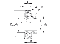 S GAY100-NPP-B-AS2/V, Ȧ ƽ^ᔶλɂ(c) P ܷ⣬(j) ABMA 15 - 1991Ӣ